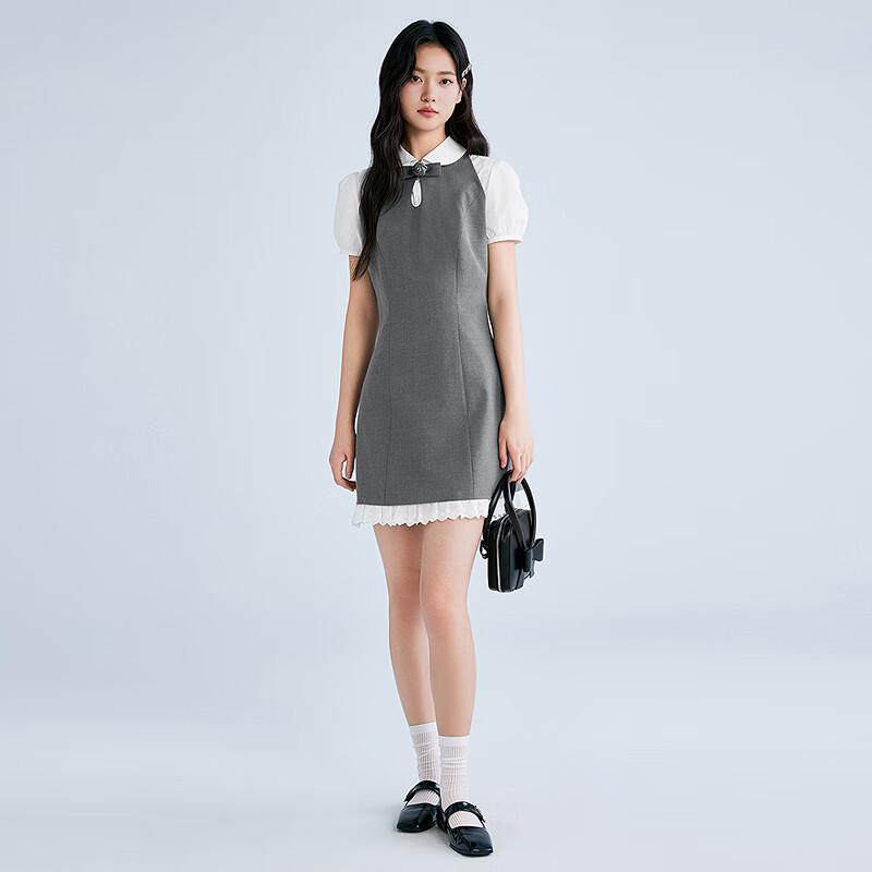LEDIN Sleeveless High-Waist Mini Dress