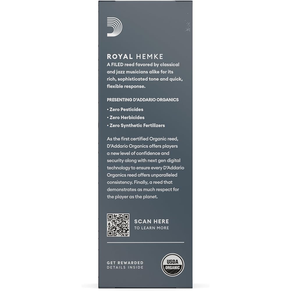 D'Addario WoodWinds Daddario Reed Tenor Saxophone Frederick L. HEMKE RHKP5TSX350 [Hardness: 3.5] ...