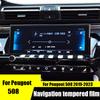 For Peugeot 508      Screen Protector Special Navigation Trument Panel Film Tempering Film