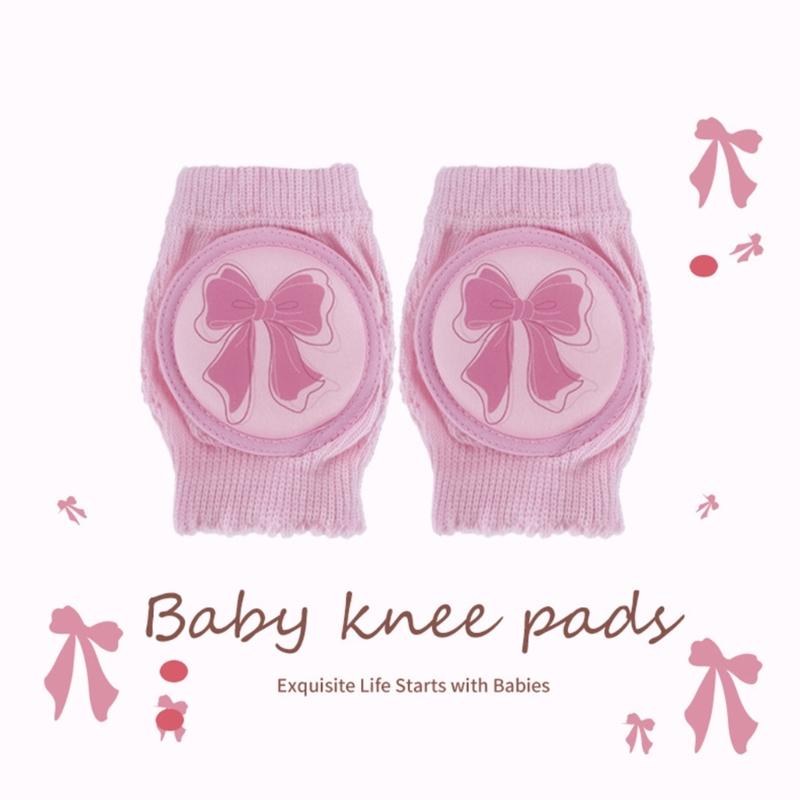 CartoonKleinkind Baby Knieschoner Elastische Krabbel Ellbogenpolster Kleinkinder Knieschützer Atmungsaktives Sicherheits-Kniepolster