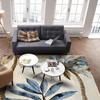 Palm Trees Washable Area Rugs Nature Vintage Watercolor Tree Non Slip Rugs for Living Room Bedroom, Low Pile Floor Mat Large
