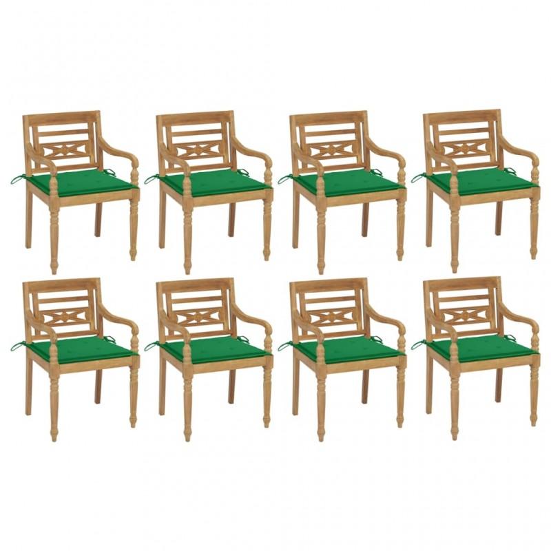 Day and Night - Day and Night Batavia Chairs 8 Units Solid Teak Wood with Cushions