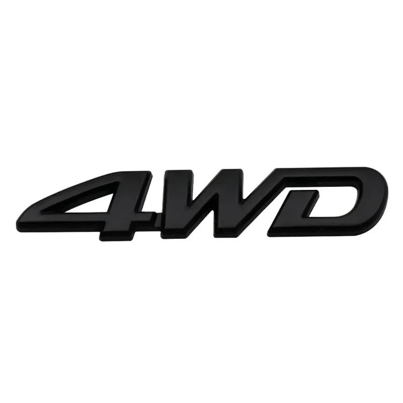 Chrome 4WD for All SUV Rear Trunk Nameplate Emblem Badge Sticker