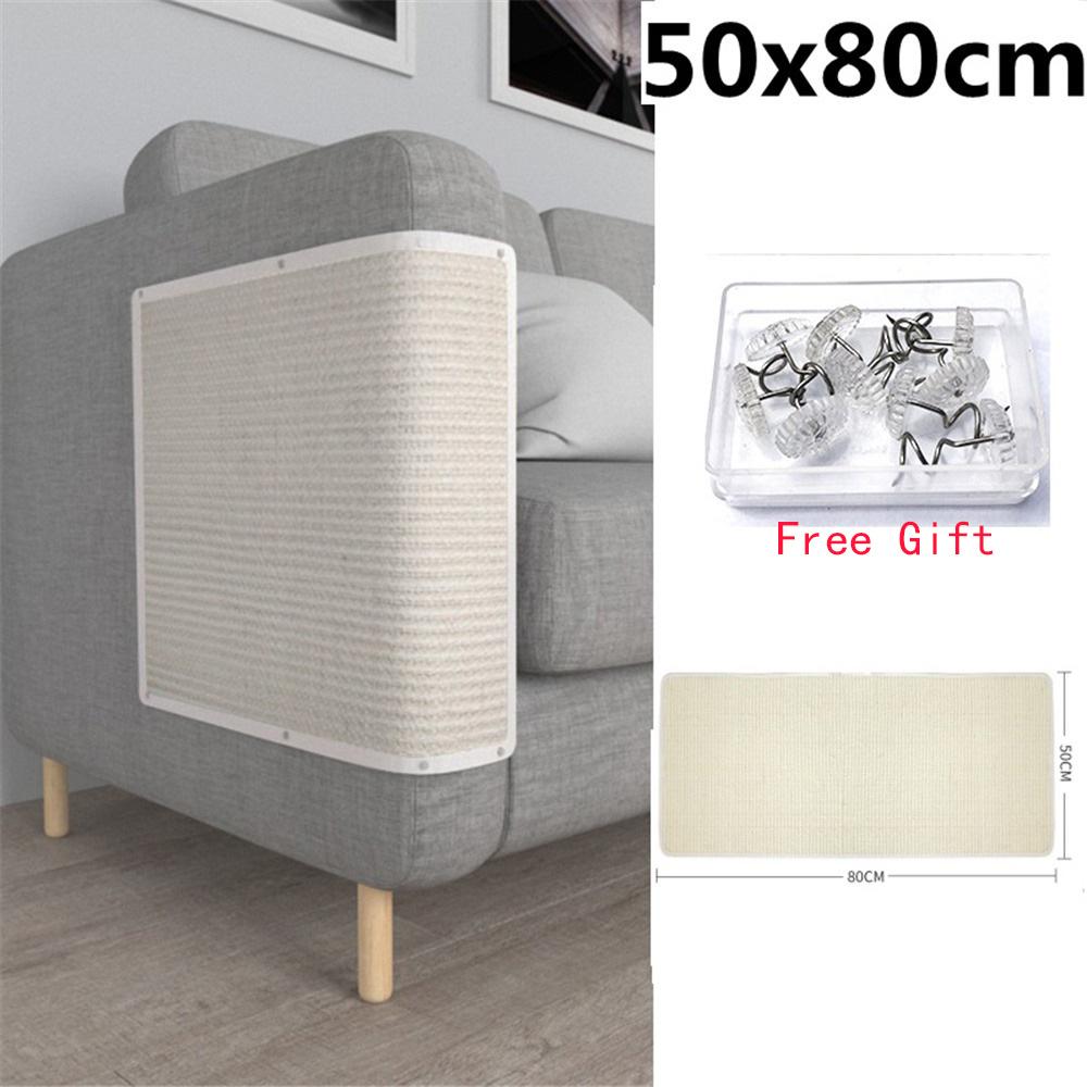 Cat Scraper Mat Sofa Cover Furniture Protector Scratch Board Cat Scratcher Claw Sharpener Scratching Posts Cats Sisal