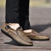 Men's Casual Shoes Leather Loafers Big Size Summer Walking Shoes for Male