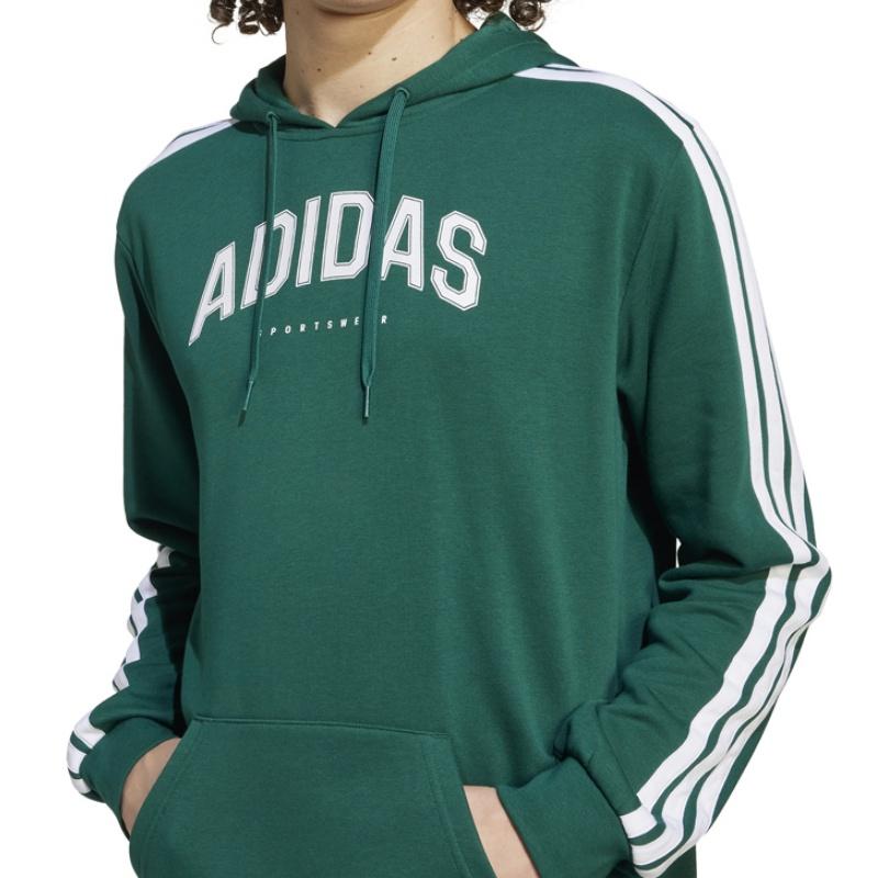 Adidas Sweatshirts Men's Green Hooded Moderate JV6506