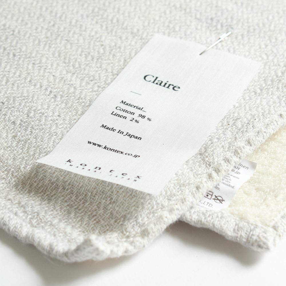 Imabari Handtuch Contex Claire Größe L Silbergrau