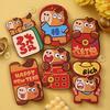6Pcs 2026 Horse Year Red Envelope New Year Wedding Kids Gift Cartoon Pony Pattern Lucky Money Envelopes Red Packets