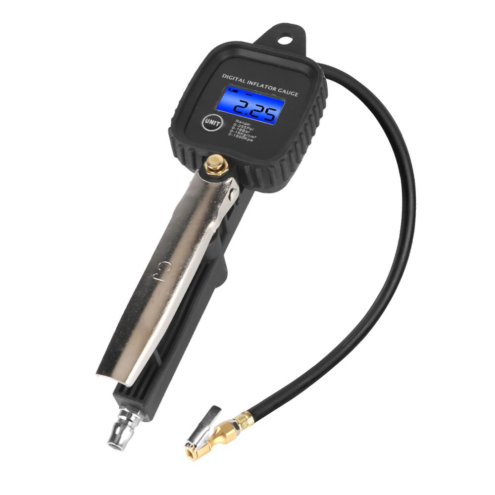 Digital Display Tire Pressure Gauge Auto Accessories High-precision Monitoring Inflation Gun Universal Car Tire Manometro