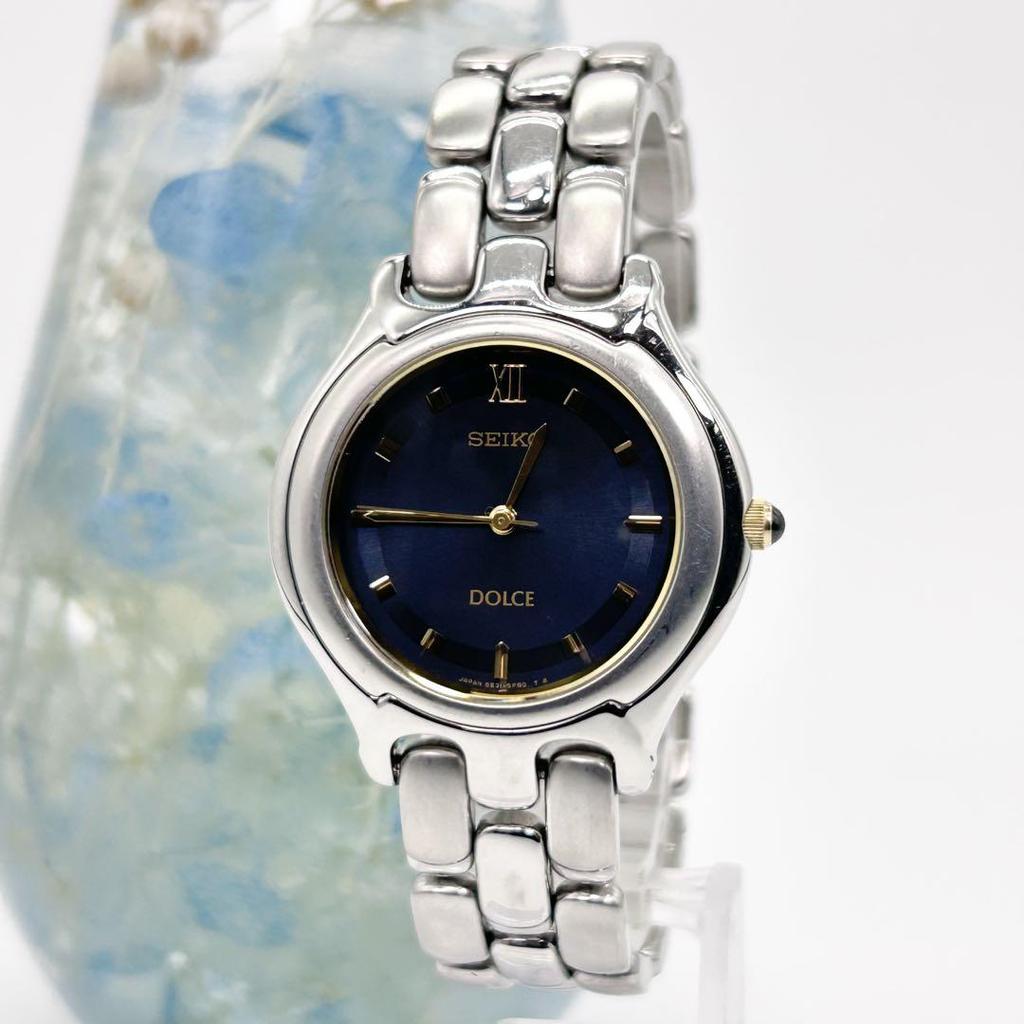 [USED] SEIKO DOLCE 5E31-6E90 Quartz Wristwatch