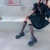 Women's Summer Sheer Polka Dot Calf Socks - Japanese College Style, Transparent JK Mid-Tube Core-Spun Silk.