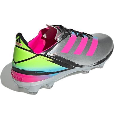 Gamemode FG Firm Ground Natural Grass Abrasion Resistant Soccer Shoes Unisex Silver GY7535