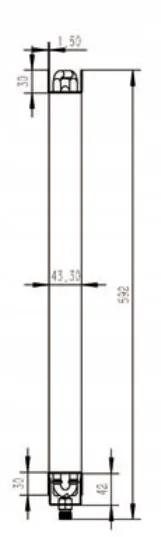 Raffreddatore Aria Condizionata 560/570/45 Spaziatura Alette 4 Rame Greg - Auto