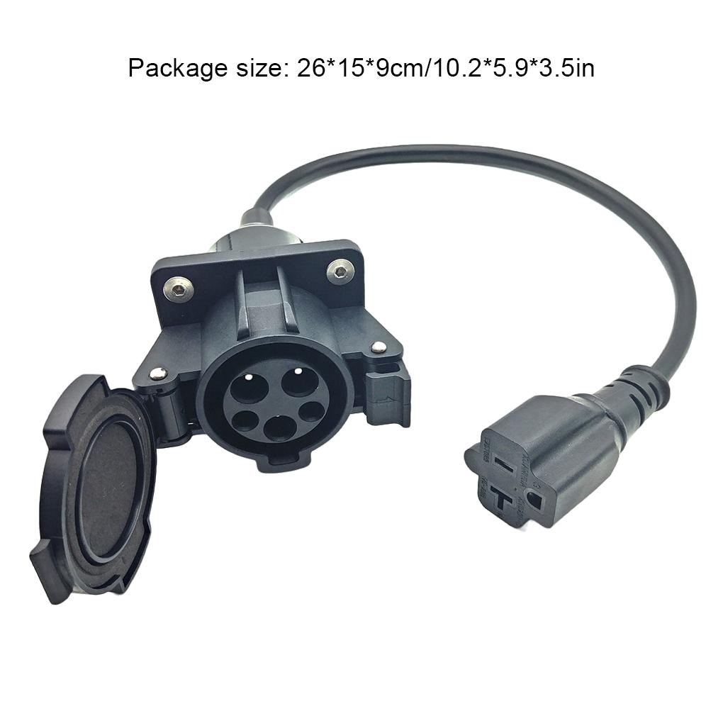 J1772 To Nema 5-15/5-20 Discharger Discharger Connector Adapter Electric Vehicle Connector Adapter