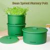 Plastic Bean Sprout Nursery Pots Ventilated Healthy Food Sprouter Garden System