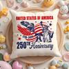 250Th Anniversary Of The Usa Cushion Cover Plush Fabric Soft Double-Sided Printed Sofa Warm Winter Home Gift Pillow Case