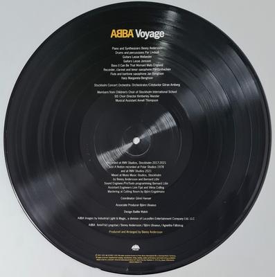 LP Record ABBA - Voyage (Picture Disc) 00602438690725 POLAR 2021 Europe Pop