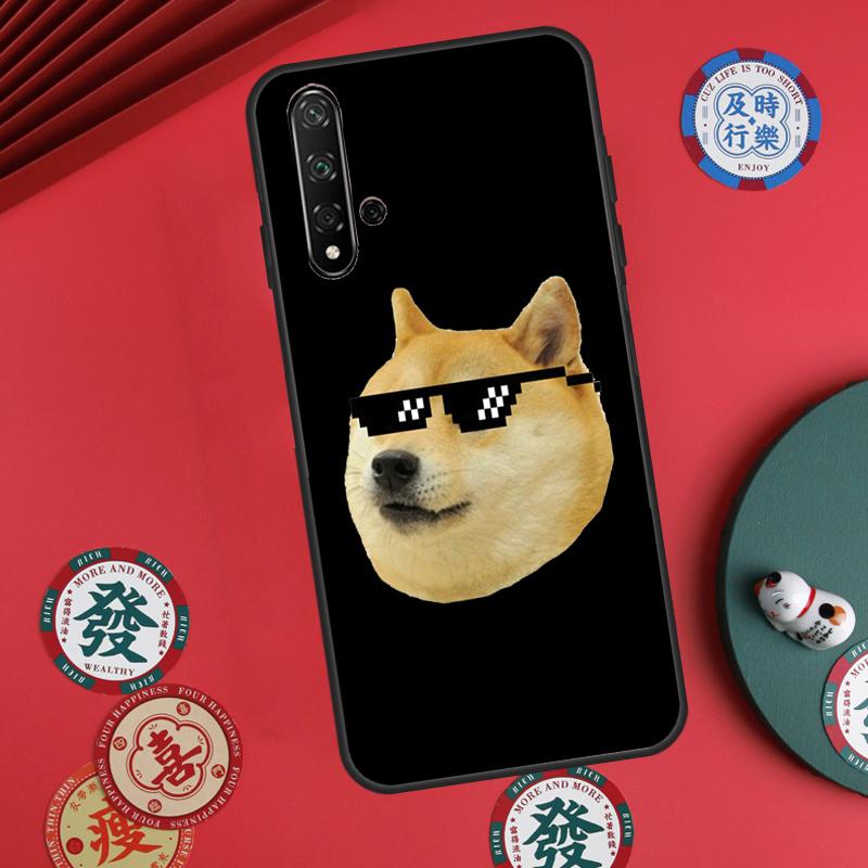 Cheems Doge Meme Funny Doggy For Huawei Nova 11 Pro 9 10 SE Y60 Y70 Y90 Y61 Y91 Y72 Y73 12i 11i 8i P20 P30 P40 Lite Case