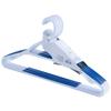 Non-Slip Plastic Hangers 5 Pack Swivel Neck Durable Clothes Hangers with Accessory Bar Perfect Suits Dresses and More