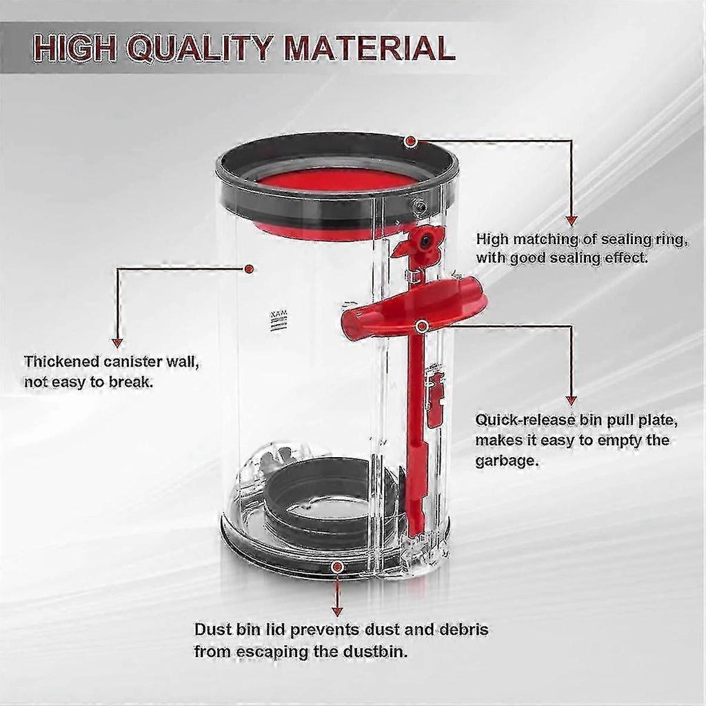 Dust Bin Replacement For V11 V15 Sv14 Sv15 Sv22 Vacuum Cleaner Canister Bin Replacement Parts For Large Bin