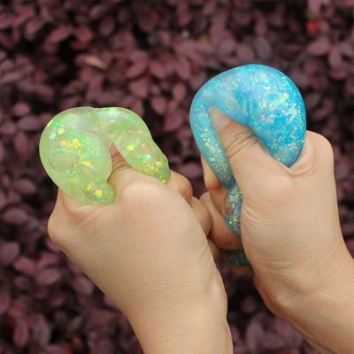 Cute Flexible Relieve Stress Soft TPR Colored Vent Ball Toy Squeezing Toys Children Gift Relief