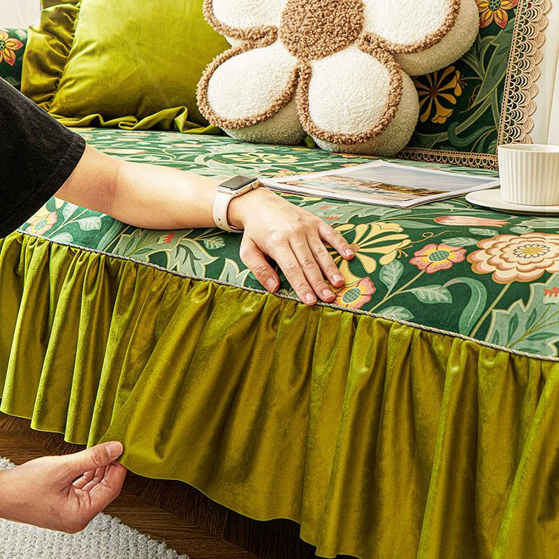 European Non-slip Sofa Covers Brushed Fabric Four Seasons Sofa Towel Living Room Sofa Decoration Cushion Couch Cover Home Decor
