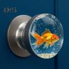 Decorative Door Handle High Durability Simple Installation Nature-Inspired Transparent Doorknob Cabinet Pull