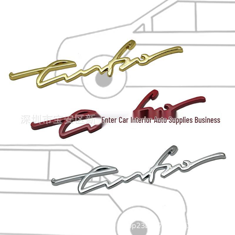 Turbocharged Sport Version Car Body Decal Emblem