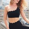 Shockproof Medium Support Backless Sports Bra with Removable Cups - Minimizes Chest Appearance for Yoga & Fitness