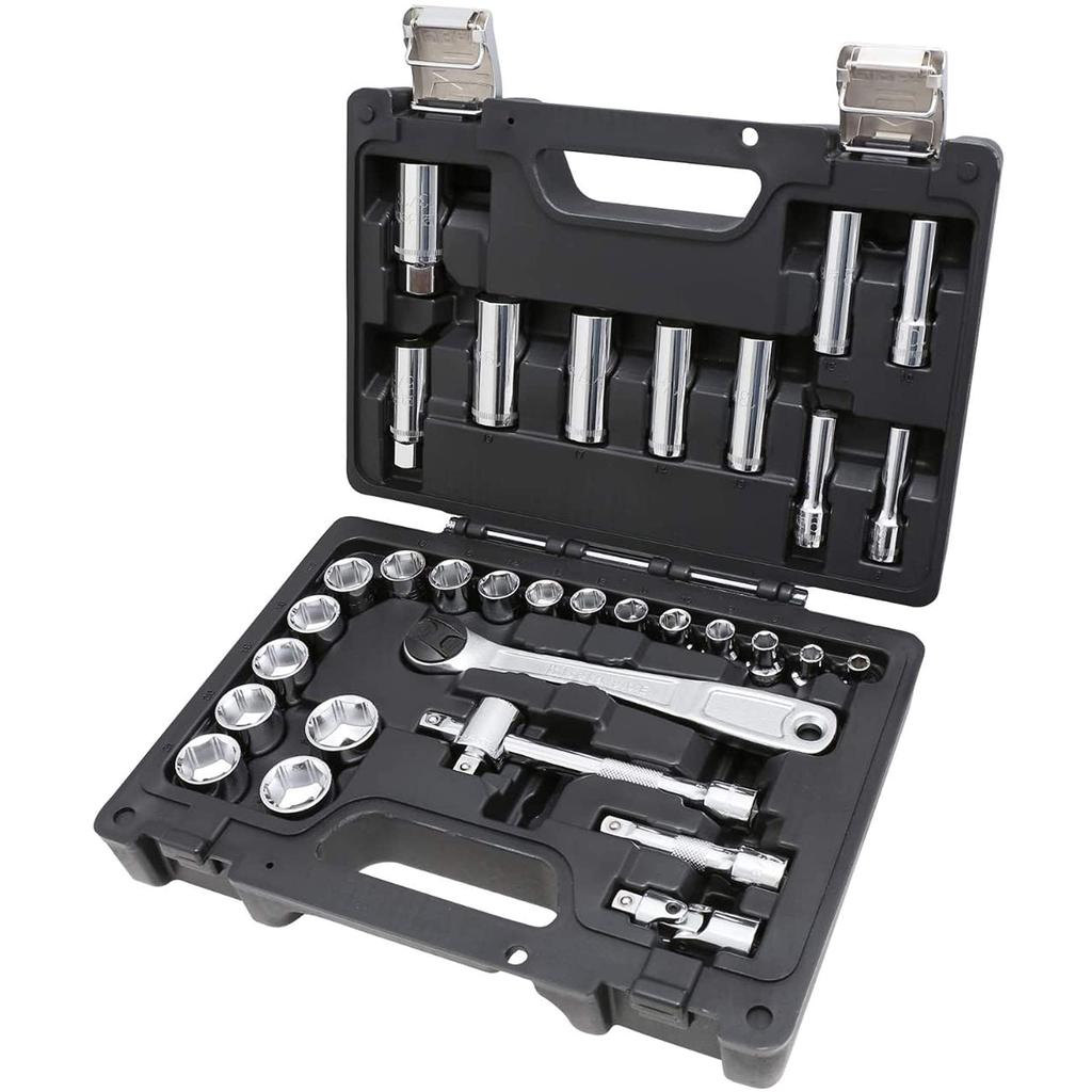 BETA Socket Set 913E/C33 3/8-inch Bit, 33-Piece