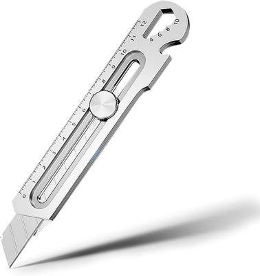 Friendship Cutter Knife Tool Cutter Stainless Steel Sharp High Durability Cutter Screw and Nut Turner Lid Opener Bottle Opener Ruler Cutter Knife