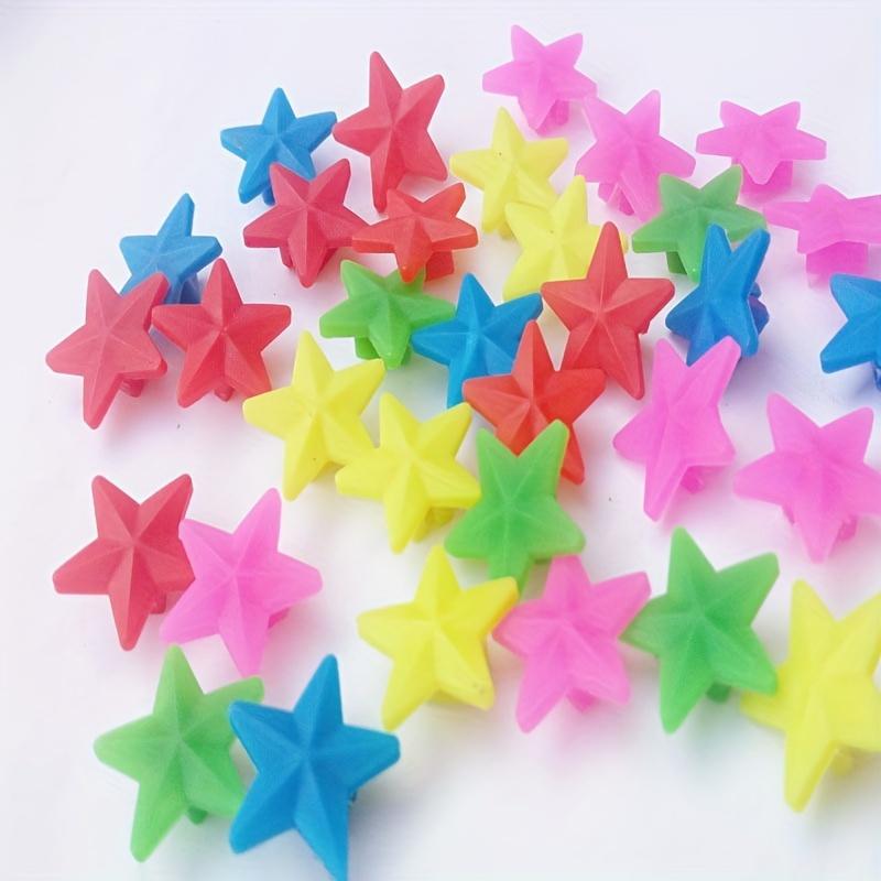 36pcs Colorful Star-Shaped Bicycle Spoke Beads Durable Ideal for Kids' Bikes & Adult Bikes, Bicycle Accessories Bicycle Decorations