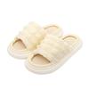 Office Living Room Light and Cool Flower Linen Slippers LS800