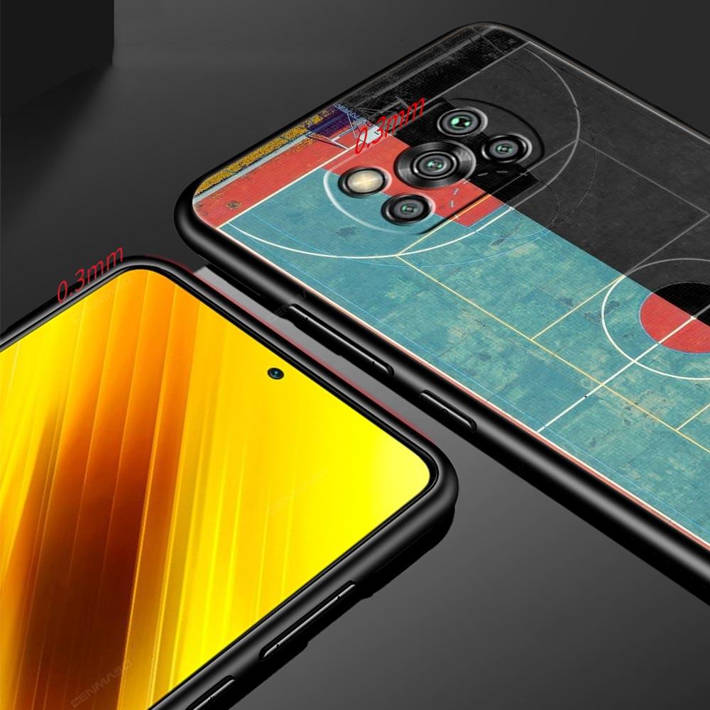 Fußball Basketball Taktiktafel Handyhülle Cover für Xiaomi Poco F7 Ultra F6 F5 F4 F3 X6 X5 X4 X3 NFC C51 C55 M4 GT Weiches TPU