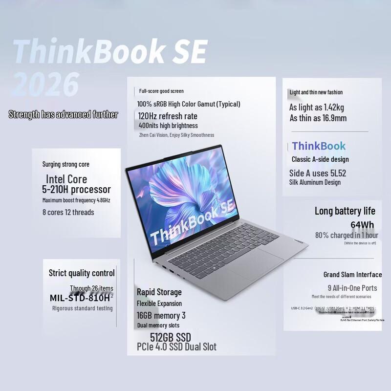 Lenovo ThinkBook 14 SE Laptop (CN version)