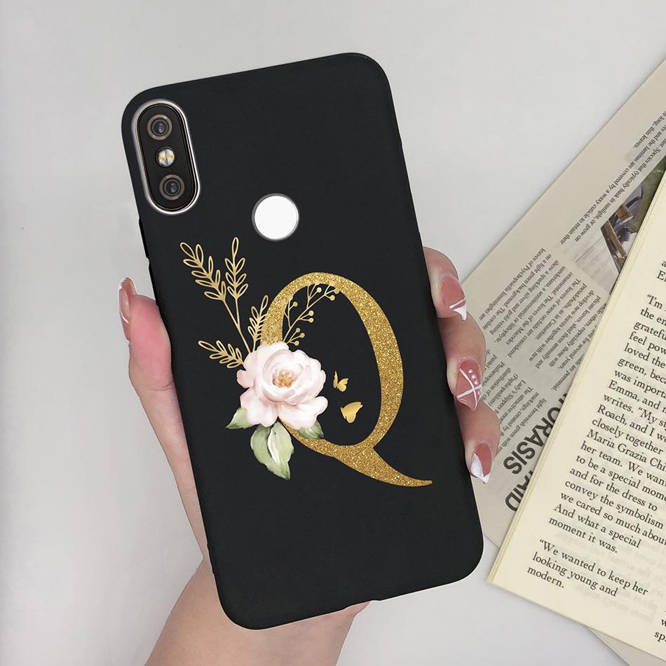 Case For Xiaomi Mi A2 A 2 Lite A1 A 1 MiA2 MiA1 Cute Letters TPU Silicone Bumper Soft Back Cover for Xiaomi Mi 5X 6X Phone Case