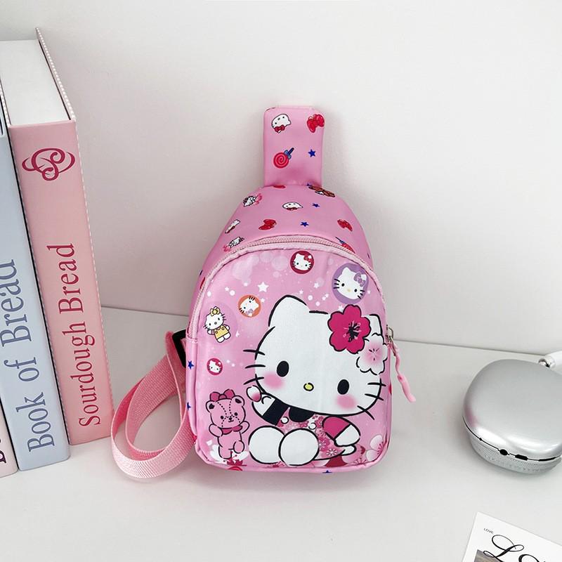 Cute Cartoon Children's Backpack: Trendy Casual Small Bag for Kindergarten Girls - Crossbody or Chest Style