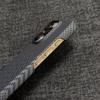 Carbon Fiber Pattern Apple 16Pro Mobile Phone Case 15promax Filin 14Plus Retro Trendy 13 Personality 12 Ultra-thin