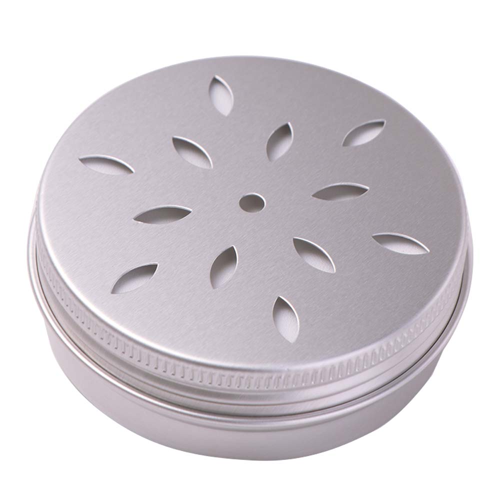 10Pcs Empty Dog Scent Training Box 60ML Sample Container Portable Aluminum Tin Can Storing Cosmetic