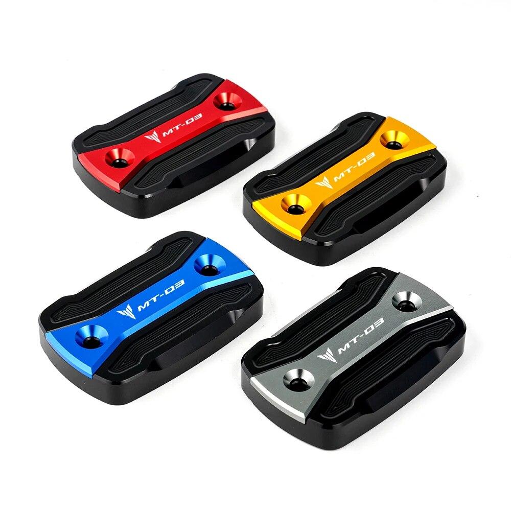 Motorcycle Accessories Front Rear Brake Fluid Reservoir Cap Cover For YAMAHA MT03 MT-03 Mt03 2015-   2018 2017 2016