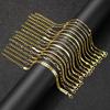 15 Stück Vintage Elegantes Goldfarbenes Herz Schlangenketten Armband Set Einfache Mehrfacharmbänder Für Frauen Mode Tägliches Tragen Schmuck Geschenk