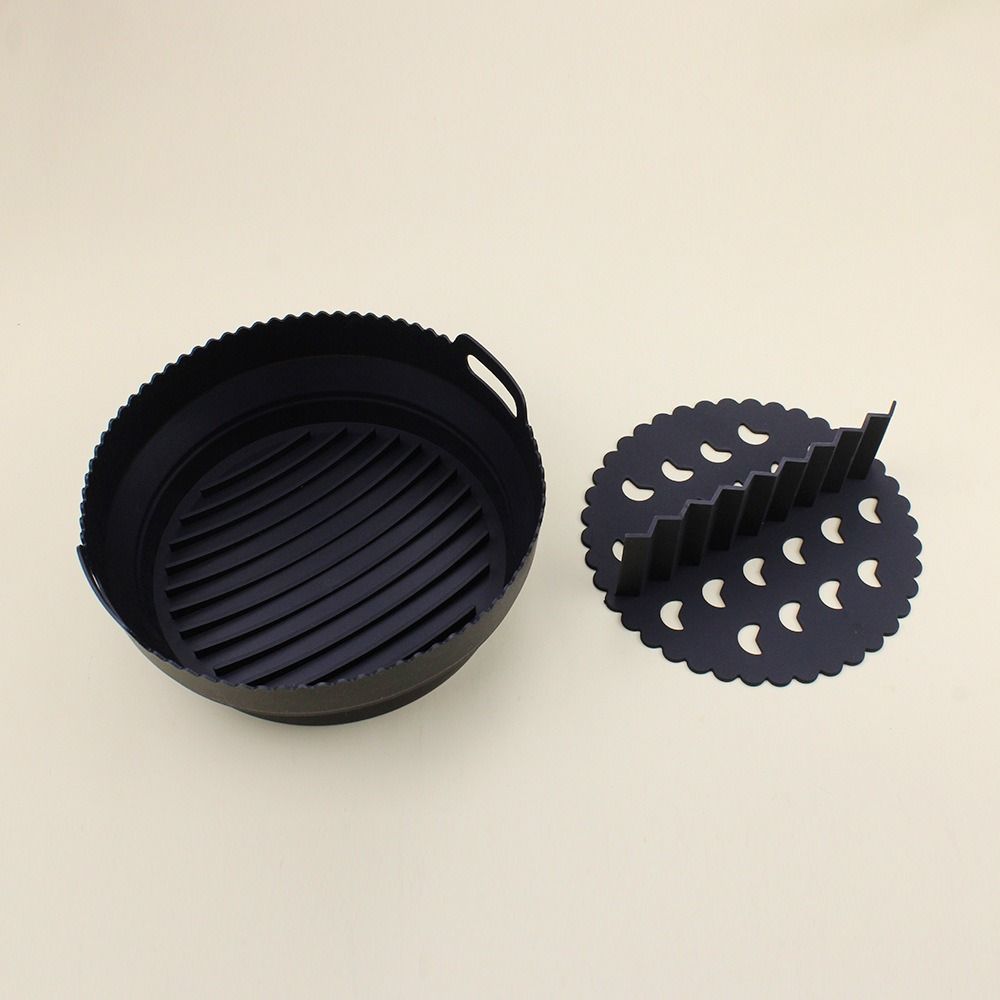 Foldable Silicone Air Fryer Trays Reusable Pot Oven Liner  Air Fryer Accessories