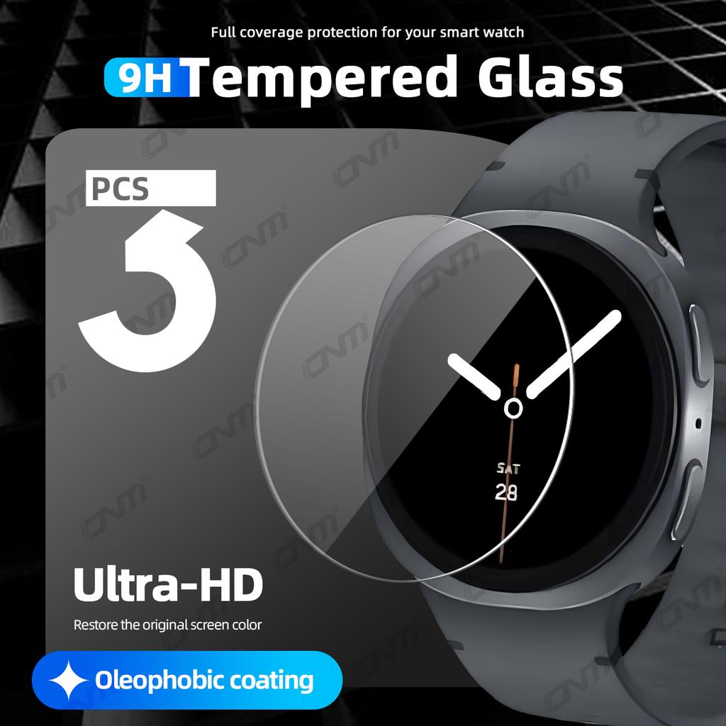 9H Tempered Glass for Samsung Galaxy Watch 8 Classic 40mm 44mm 46mm Ultra (2025) 47mm Screen Protector Glass Ultra-HD Film 7
