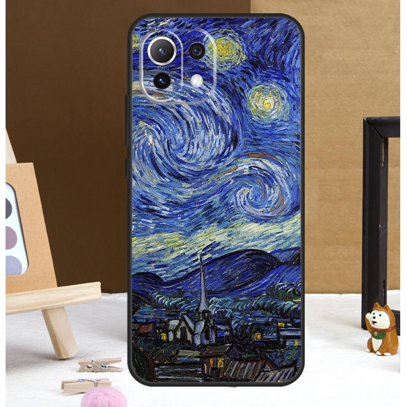 Van Gogh Art Oil Painting Case For Xiaomi 14 Ultra 13 11T 12T 13T Pro 12 Lite POCO X6 Pro X3 X4 X5 M5s M6 F3 F5 Cover
