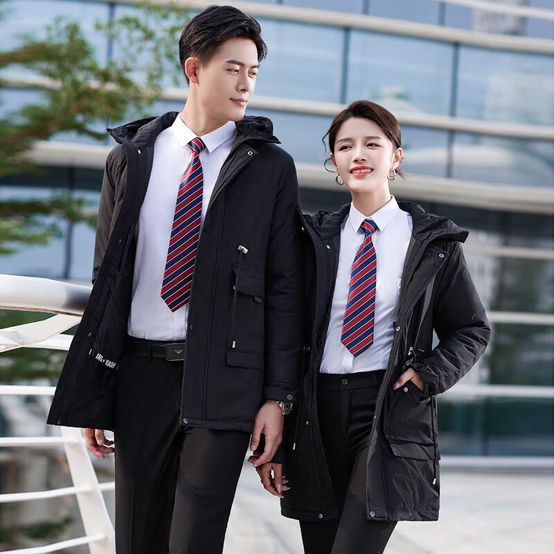 Teluoman Unisex Hooded Winter Parka Cotton Coat