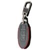 Protective Leather Key Cover for For Qashqai For Xtrail For Alissa Car Key Case Remote with Anti Vibration Hold Bag for Auto Key