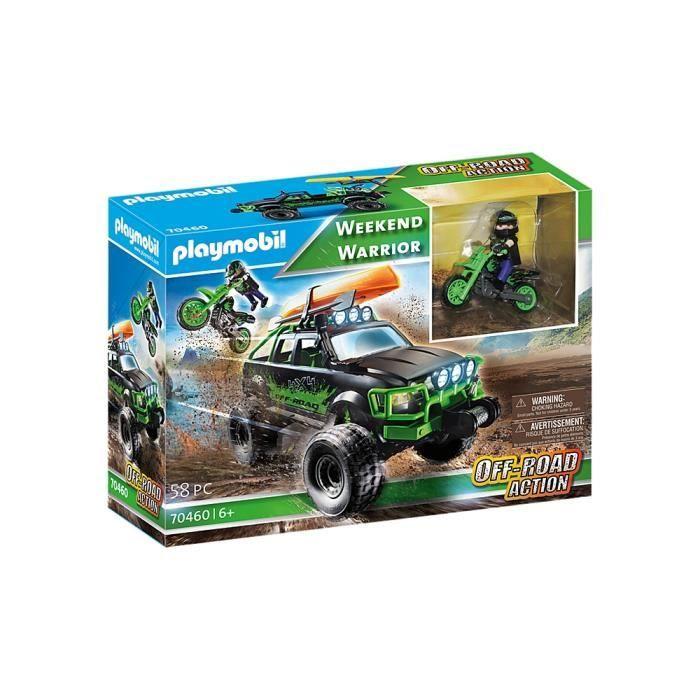 Ensemble de véhicules - PLAYMOBIL - 70460 - Off-Road Truck - Noir, Vert - 1 figurine incluse