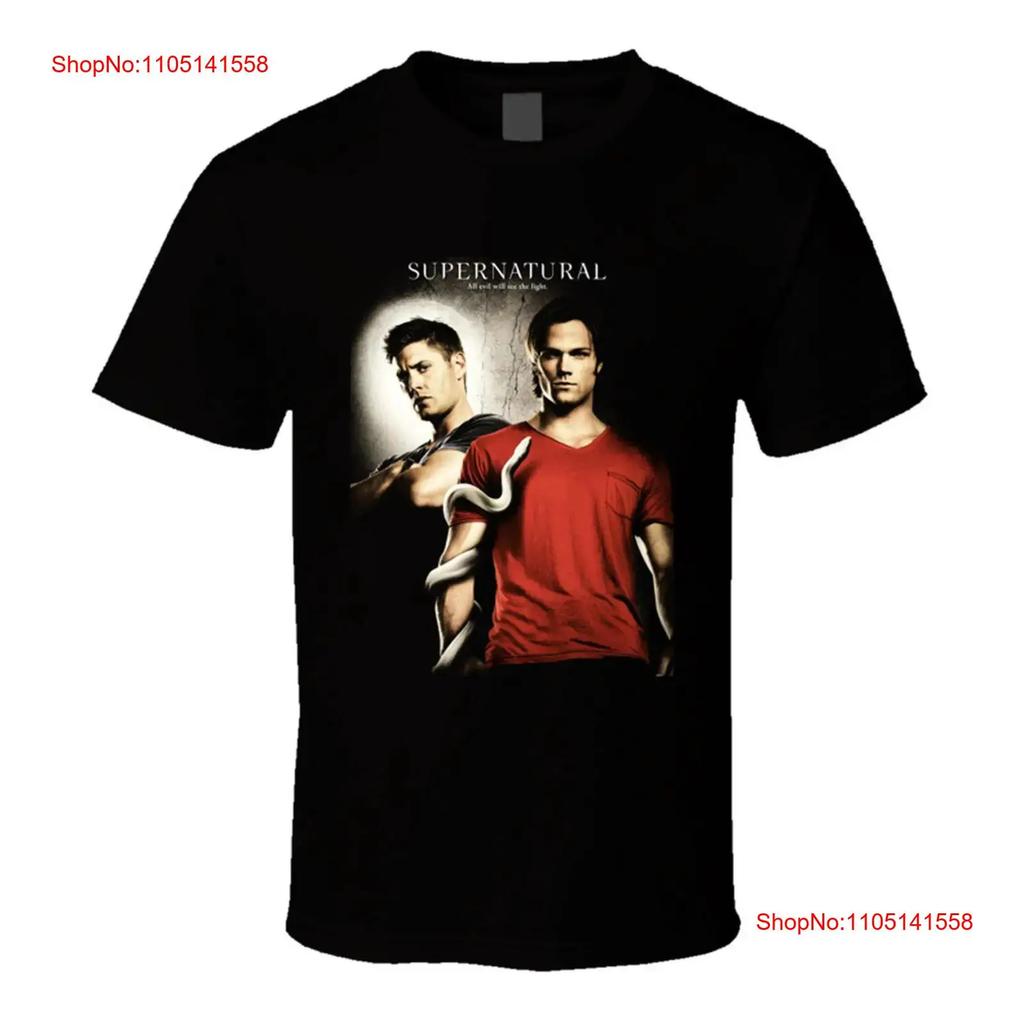 Supernatural T Shirt Vintage Stylish Soft Graphic Streetwear Breathable Fashion Designer Clothes Slightly Stretched