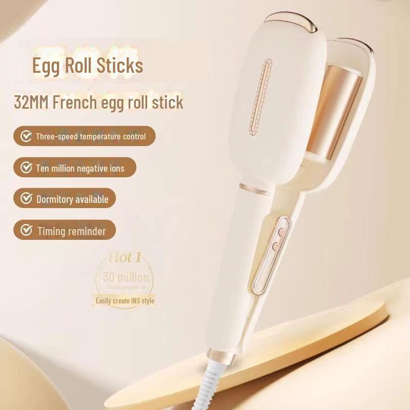 Egg Curling Iron: Short Wave Wool & Water Ripple Styler