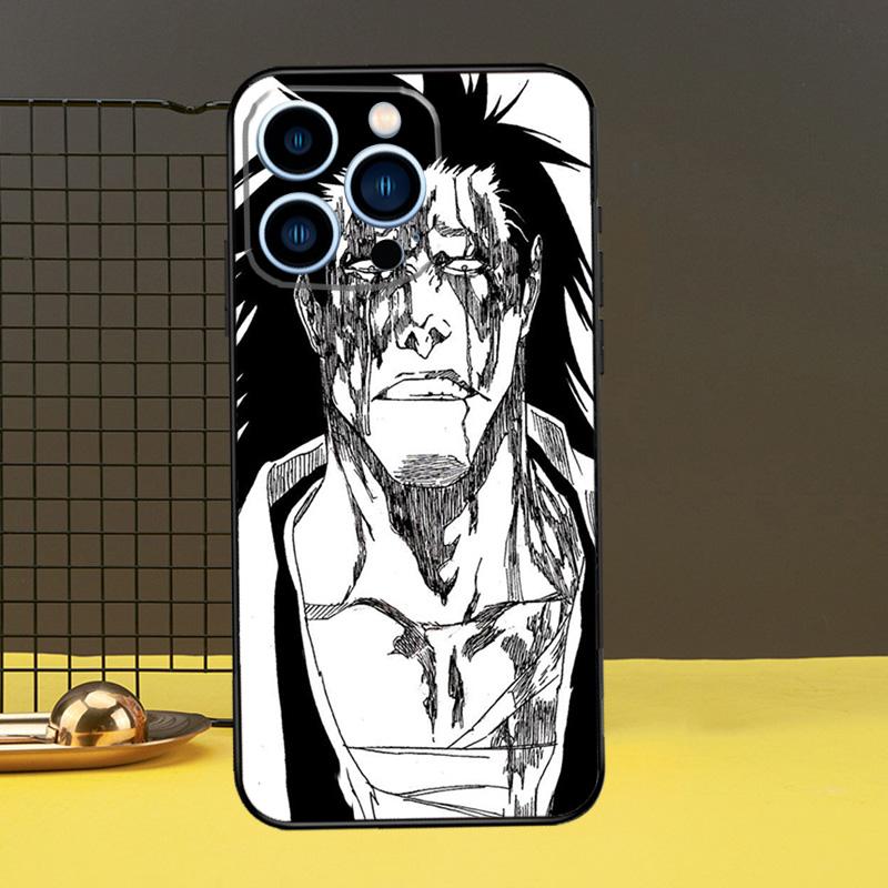Ichigo Kenpachi Bleach Manga Anime Protective Cover For iPhone 11 14 12 13 Pro Max Mini X XR XS Max 7 8 Plus SE 2020 Phone Case